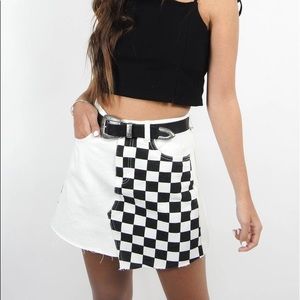 Grey Bandit Denim Skirt